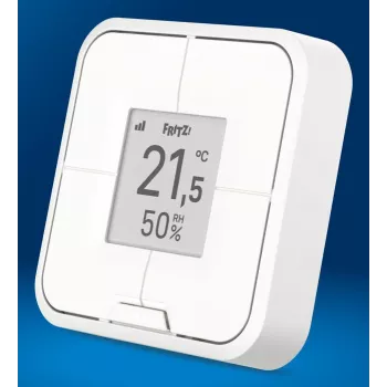 Pie sienas stiprināms bezvadu viedais kontrolieris FRITZ Smart Control 440 — balts, 69×69×18 mm