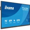 iiyama TN7505A-B1AG Signage Display Interaktīvs plakans panelis 189,3 cm (74,5 collas) 500 cd/m² 4K Ultra HD Melns Skārienekrāns