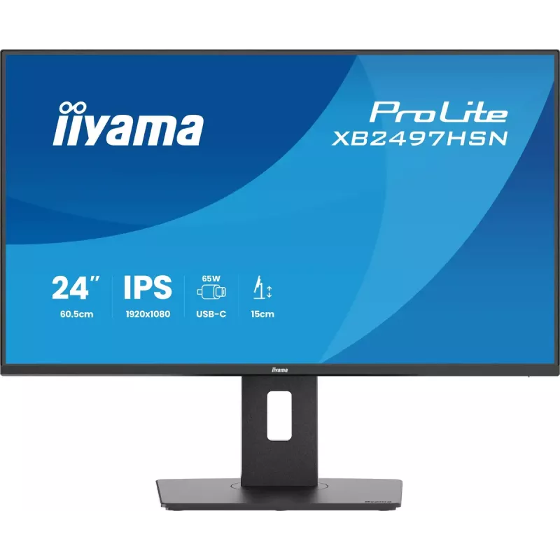 iiyama ProLite XB2497HSN-B1 datora monitors 60,5 cm (23,8 collas) 1920 x 1080 pikseļi Full HD LED melns