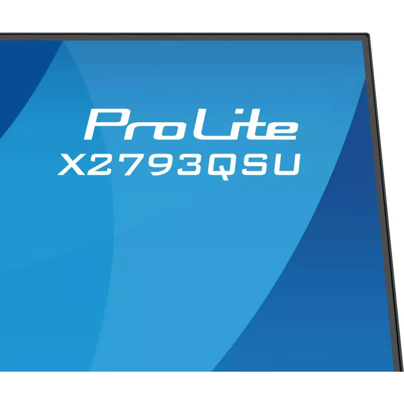 27 collu IIYAMA ProLite X2793QSU-B1 Quad HD 2560x1440 IPS LED monitors, 1 ms, USB centrmezgls, skaļruņi, VESA