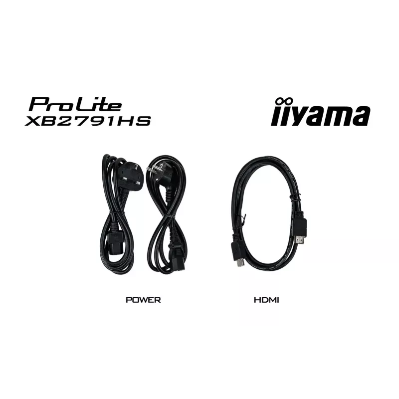 iiyama ProLite XB2791HS-B1 datora monitors 68,6 cm (27 collas) 1920 x 1080 pikseļi Full HD LED Melns