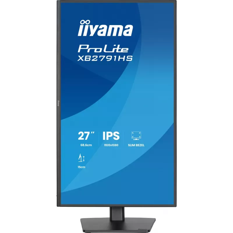 iiyama ProLite XB2791HS-B1 datora monitors 68,6 cm (27 collas) 1920 x 1080 pikseļi Full HD LED Melns
