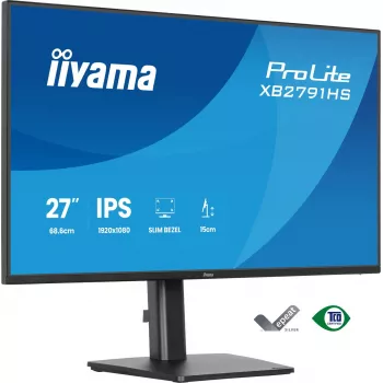 iiyama ProLite XB2791HS-B1 datora monitors 68,6 cm (27 collas) 1920 x 1080 pikseļi Full HD LED Melns