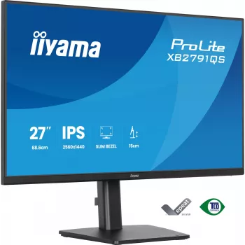 iiyama ProLite XB2791QS-B1 datora monitors 68.6 cm (27 collas) 2560 x 1440 pikseļi Quad HD LED melns