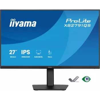 iiyama ProLite XB2791QS-B1 datora monitors 68.6 cm (27 collas) 2560 x 1440 pikseļi Quad HD LED melns