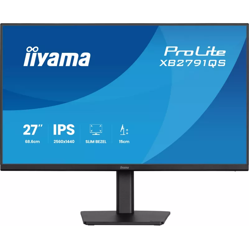 iiyama ProLite XB2791QS-B1 datora monitors 68.6 cm (27 collas) 2560 x 1440 pikseļi Quad HD LED melns