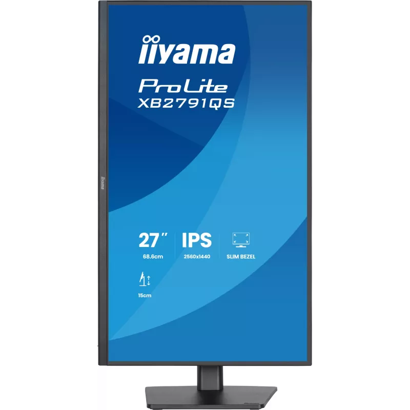 iiyama ProLite XB2791QS-B1 datora monitors 68.6 cm (27 collas) 2560 x 1440 pikseļi Quad HD LED melns
