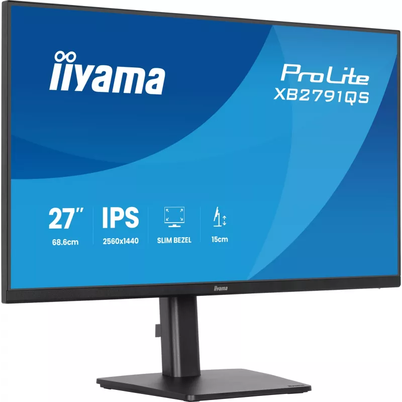 iiyama ProLite XB2791QS-B1 datora monitors 68.6 cm (27 collas) 2560 x 1440 pikseļi Quad HD LED melns