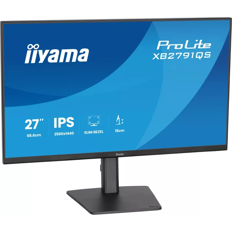 iiyama ProLite XB2791QS-B1 datora monitors 68.6 cm (27 collas) 2560 x 1440 pikseļi Quad HD LED melns