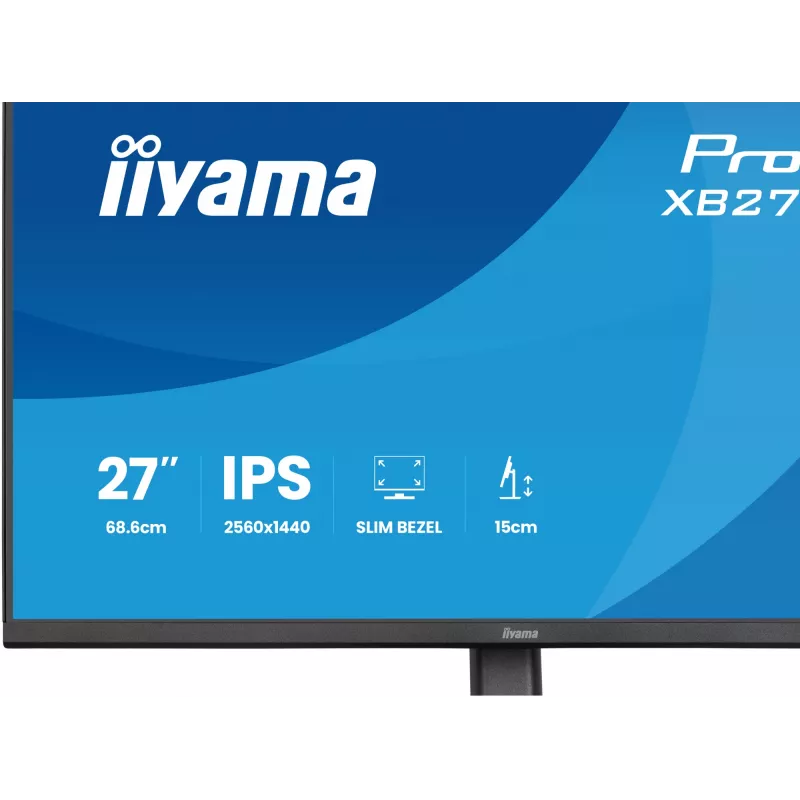 iiyama ProLite XB2791QS-B1 datora monitors 68.6 cm (27 collas) 2560 x 1440 pikseļi Quad HD LED melns