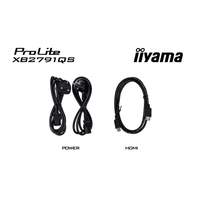 iiyama ProLite XB2791QS-B1 datora monitors 68.6 cm (27 collas) 2560 x 1440 pikseļi Quad HD LED melns