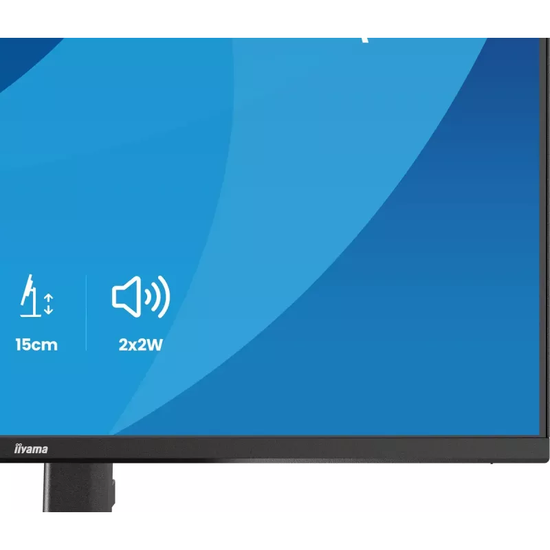 Monitors IIYAMA ProLite XB2793QSU-B1 27 collas (68,6 cm) IPS LED Quad HD 2560x1440, matēts, USB centrmezgls, skaļruņi, VESA, augstuma regulēšana, melns