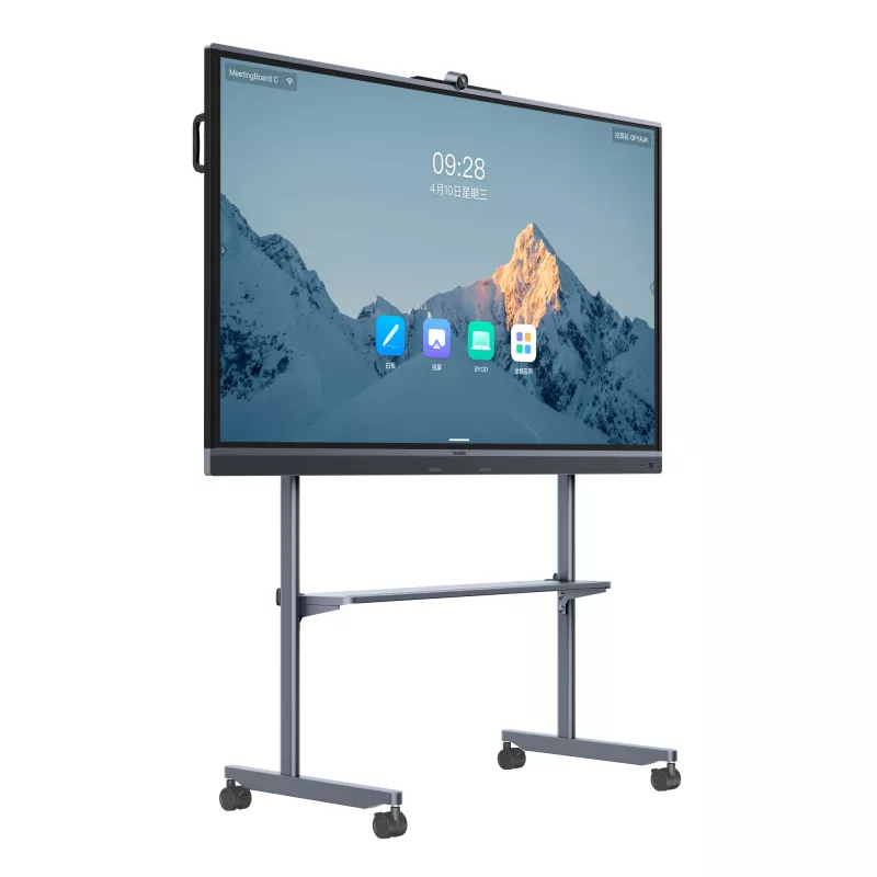 Interaktīvais displejs Yealink MB75C-EDLA 75 collas 3840x2160 16:9 8 GB RAM 64 MB krātuve 30 W skaļruņi 50 MP kamera 98,2° skata leņķis Melns