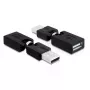 Kabeļa savienotāja adapteris USB 2.0 A DeLOCK 65260