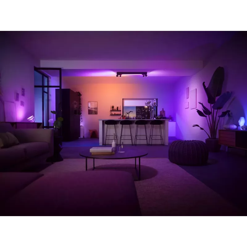 Philips Hue balta and colour ambience Centris 4-vietīgs griestu gaismeklis