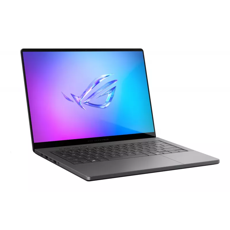 ASUS ROG Zephyrus G14 GA403WR-QS152W AMD Ryzen AI 9 HX 370 klēpjdators 35,6 cm (14 collas) WQXGA+ 64 GB LPDDR5x-SDRAM 2 TB SSD NVIDIA GeForce RTX 5070 Ti Wi-Fi 7 (802.11be) Windows 11 Home vācu melns, pelēks