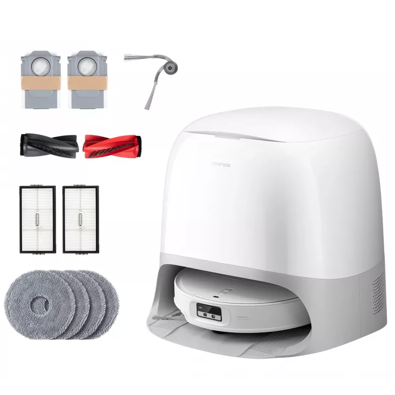 Roborock Qrevo Curv 2 ProX balts
