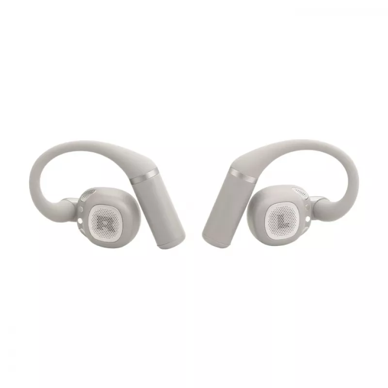 Headset JBL Sense Pro TWS ausu āķis zvaniem un mūzikai, 20–40 000 Hz, USB‑C uzlādes statīvs, pelēks, 95,2 g