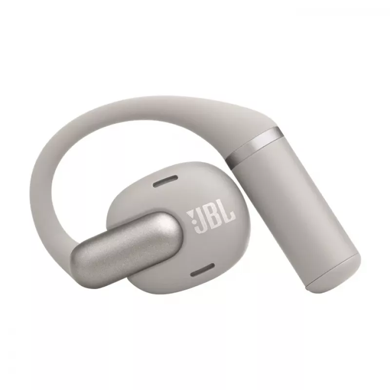 Headset JBL Sense Pro TWS ausu āķis zvaniem un mūzikai, 20–40 000 Hz, USB‑C uzlādes statīvs, pelēks, 95,2 g