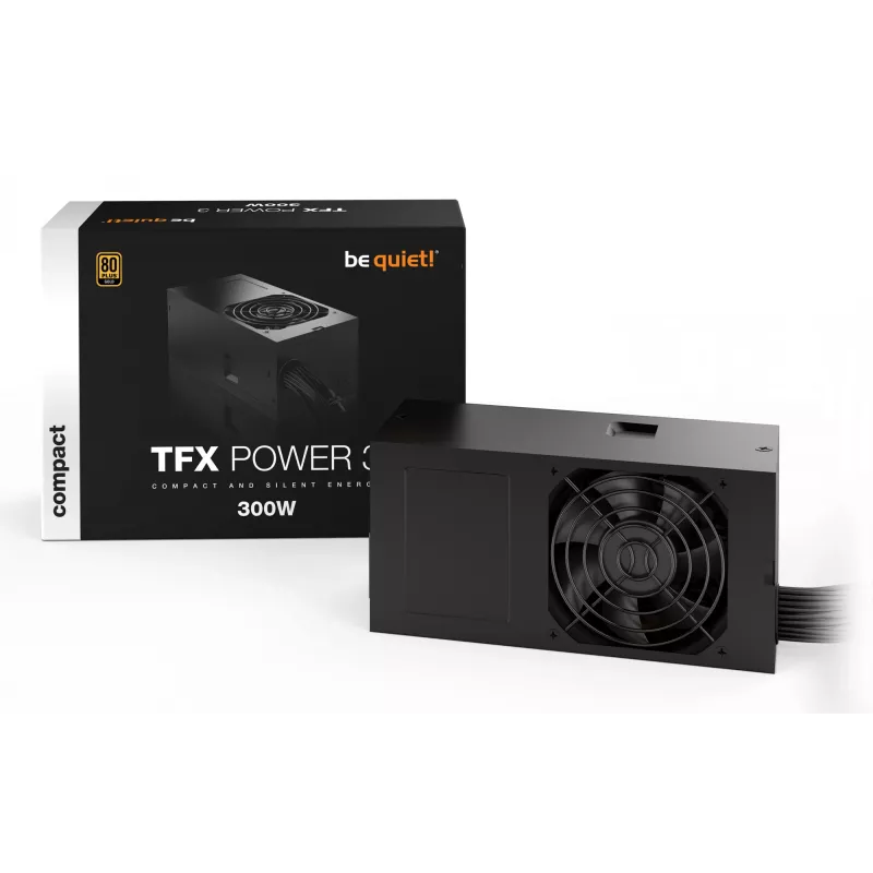 be quiet TFX POWER 3 300W Gold barošanas bloks 20+4 kontaktu ATX Melns