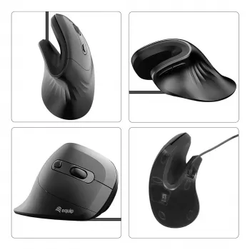 Equip 245119 pele Universāla labās rokas USB Type-A + USB Type-C Optiskā 7200 DPI