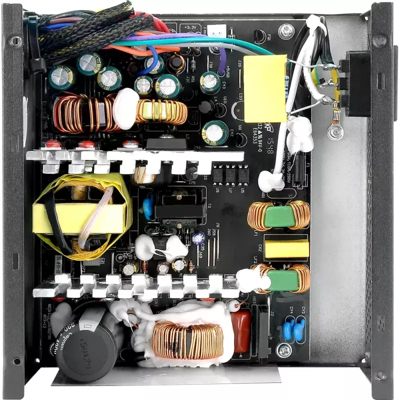 Barošanas bloks THERMALTAKE TR2 S 550W, ATX, 20+4 pin, 80 PLUS, 120 mm ventilators, melns