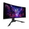 Monitors ASROCK PG34QRT3A 34 collas (86,4 cm) WQHD 3440×1440 OLED izliekts VA 21:9 500 cd/m² 4000:1 USB 3.2 Gen1 skaļruņi VESA augstuma regulēšana