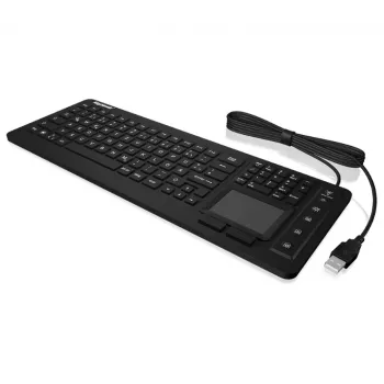 KeySonic KSK-6231 INEL (UK) tastatūra Industriāla USB QWERTY UK angļu Melna