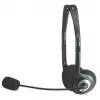 Manhattan Stereo On-Ear Headset (3.5mm), Mikrofona izlice, Iebūvēta skaļuma regulēšana, Putuplasta ausu spilventiņi, Standarta 2x 3.5mm stereo ligzda/spraudnis audio/mikrofona lietošanai, Kabelis 2m, Melns, Trīs gadu garantija
