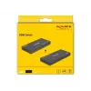 DeLOCK HDMI pārslēgs 4 x HDMI ieeja uz 1 x HDMI izeja 8K 60 Hz Melns