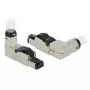 RJ45 spraudņa lauka montāža Cat.6A metāla leņķveida DeLOCK 86289