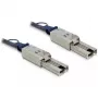 Mini SAS 26 kontaktu kabelis DeLOCK 83061 1 m, melns