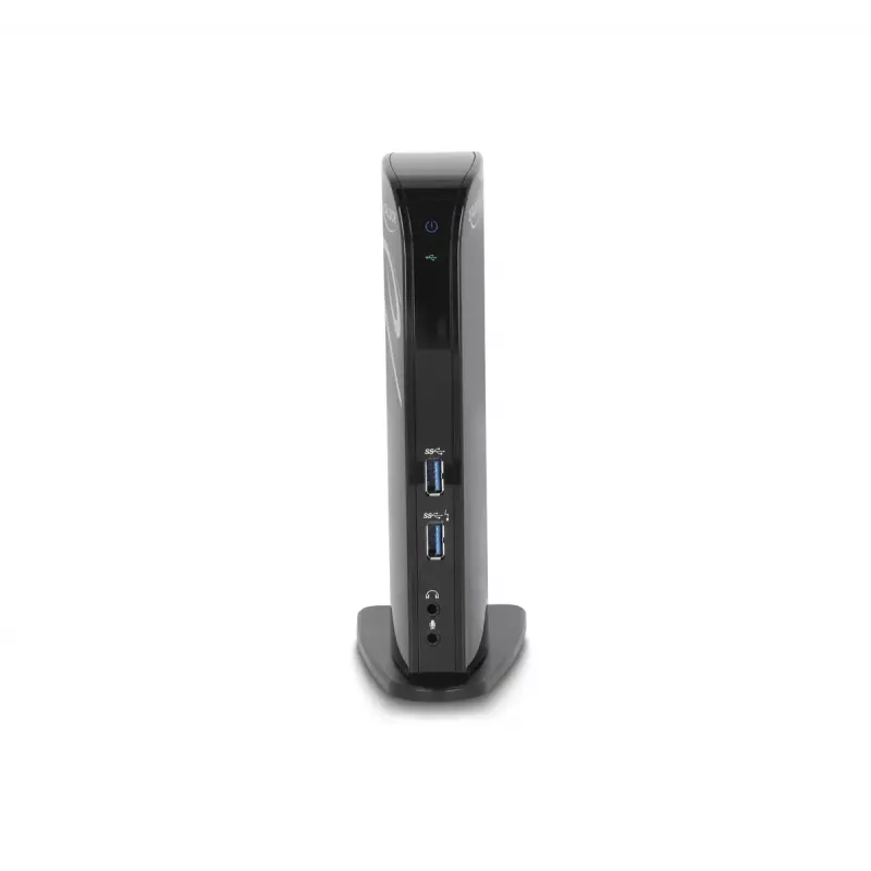 DeLOCK USB dokstacija ar diviem DisplayPort izvadiem, 4K, USB 3.2, LAN un audio