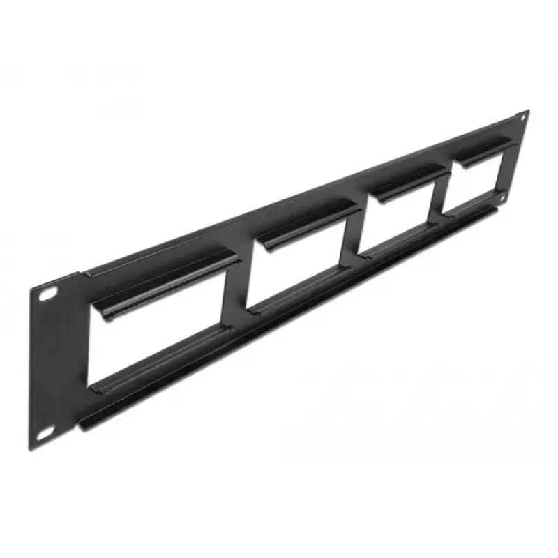 Plākšņu panelis DeLOCK Easy 45 19 collu 4 x 90,5 x 45,2 mm 2U melns
