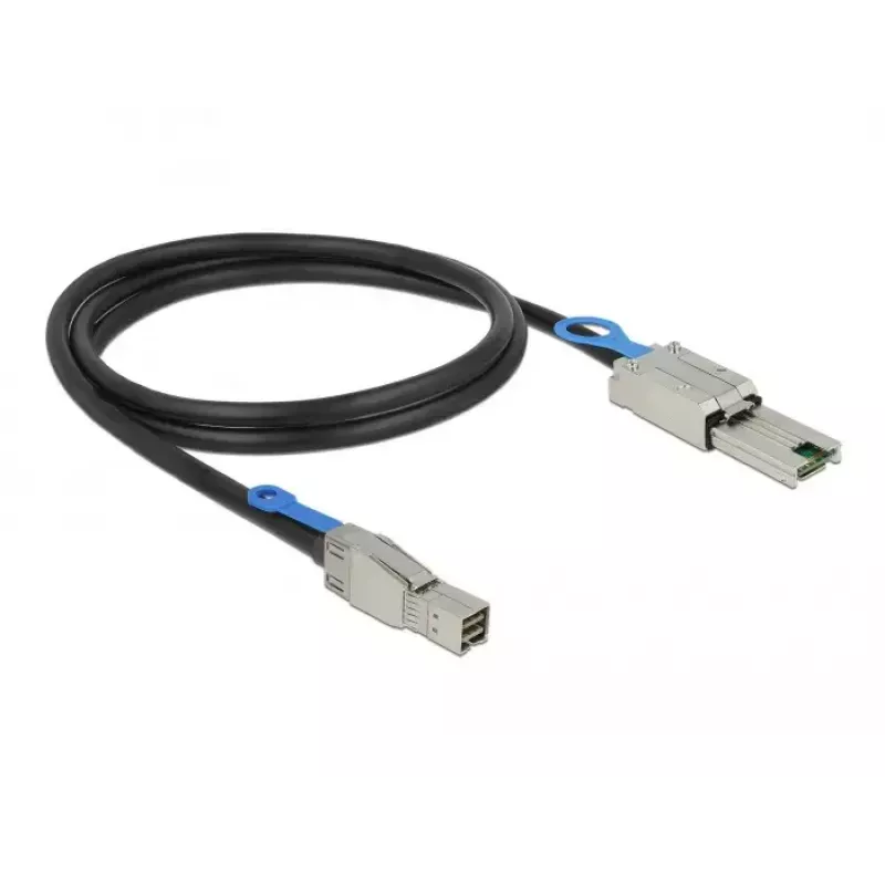 Tīkla kabelis DeLOCK 83734 Mini SAS HD SFF-8644 uz Mini SAS SFF-8088 1 m Melns