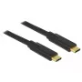 USB kabelis DeLOCK 83867 USB 2.0 3 m USB C Melns