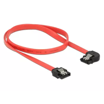 SATA kabelis DeLOCK 83964 0,5 m melns-sarkans