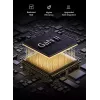 Ugreen Nexode Pro 160W GaN lādētājs ar USB-C kabeli, universāls, melns, pelēks, maiņstrāva, ātrā uzlāde, iekštelpām