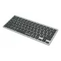 Manhattan Ultra plāns Dual-Mode bezvadu tastatūra, vācu QWERTZ izkārtojums, Bluetooth (v3.0) un bezvadu (2.4 GHz), 78 zema profila šķērveida taustiņi, automātiska enerģijas pārvaldība, darbības rādiuss 10 m, USB-A mikro uztvērējs, AAA baterija (iekļauta), Windows un Mac, trīs gadu garantija