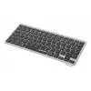 Manhattan Ultra plāns Dual-Mode bezvadu tastatūra, vācu QWERTZ izkārtojums, Bluetooth (v3.0) un bezvadu (2.4 GHz), 78 zema profila šķērveida taustiņi, automātiska enerģijas pārvaldība, darbības rādiuss 10 m, USB-A mikro uztvērējs, AAA baterija (iekļauta), Windows un Mac, trīs gadu garantija