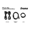 Monitors IIYAMA ProLite XB2495WSU-B1 24,1 collas (61,2 cm) 1920×1200 IPS Full HD, 4 ms, USB 3.2 centrmezgls, augstumā regulējams, skaļruņi
