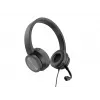 Austiņas CONCEPTRONIC POLONA05BC — Stereo USB-C, trokšņus slāpējošs mikrofons, apļveida, 2 m kabelis, 20–22000 Hz, melnas