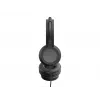 Austiņas CONCEPTRONIC POLONA05BC — Stereo USB-C, trokšņus slāpējošs mikrofons, apļveida, 2 m kabelis, 20–22000 Hz, melnas