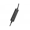 Austiņas CONCEPTRONIC POLONA05BC — Stereo USB-C, trokšņus slāpējošs mikrofons, apļveida, 2 m kabelis, 20–22000 Hz, melnas