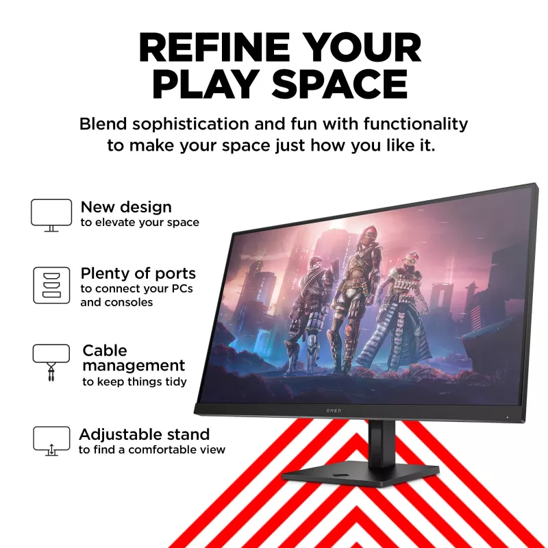 OMEN by HP 31.5 collu QHD 165Hz spēļu monitors - OMEN 32q