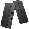 USB koplietošanas slēdzis UGREEN UGR423 2x1 melns — 2 datori uz 1 USB ierīci, manuāla poga