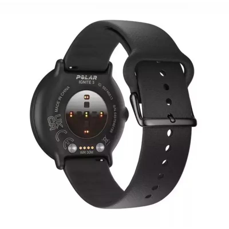 Viedpulkstenis Polar Ignite 3 Melns