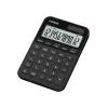 Galda kalkulators CASIO MS-20YC — pamata modelis, baterijas/saules enerģijas darbināms, nodokļu un peļņas aprēķini, melns