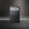Galda kalkulators CASIO JW-200DQ – Pamata, 12 ciparu, nodokļu un peļņas funkcijas, baterija/saule, melns