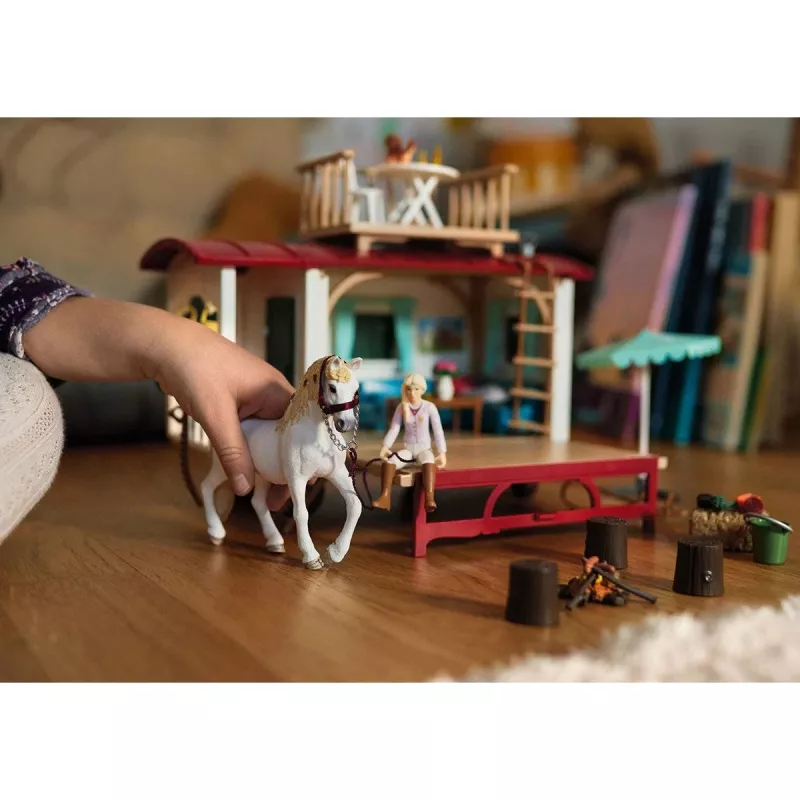 Karavāna Schleich HORSE CLUB 42593 slepenām kluba sanāksmēm